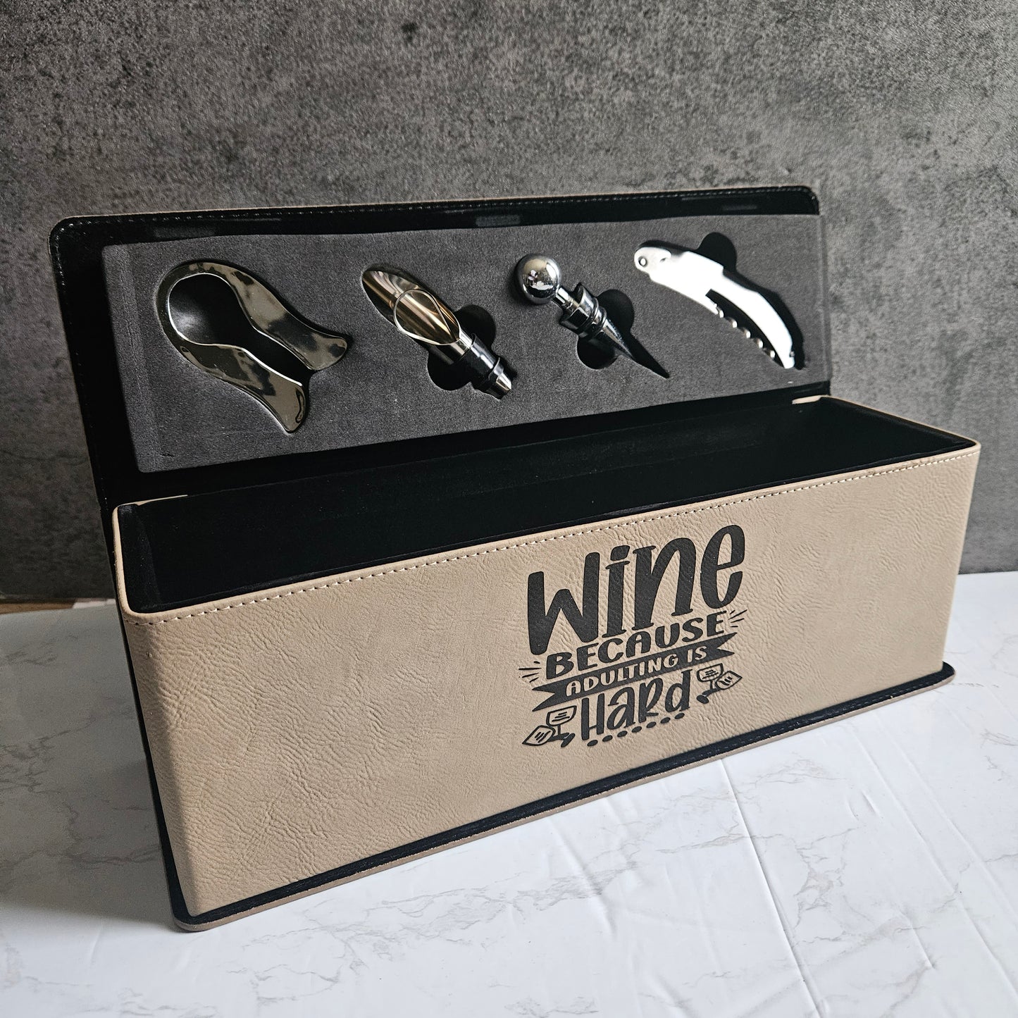 Leatherette Wine Gift Box