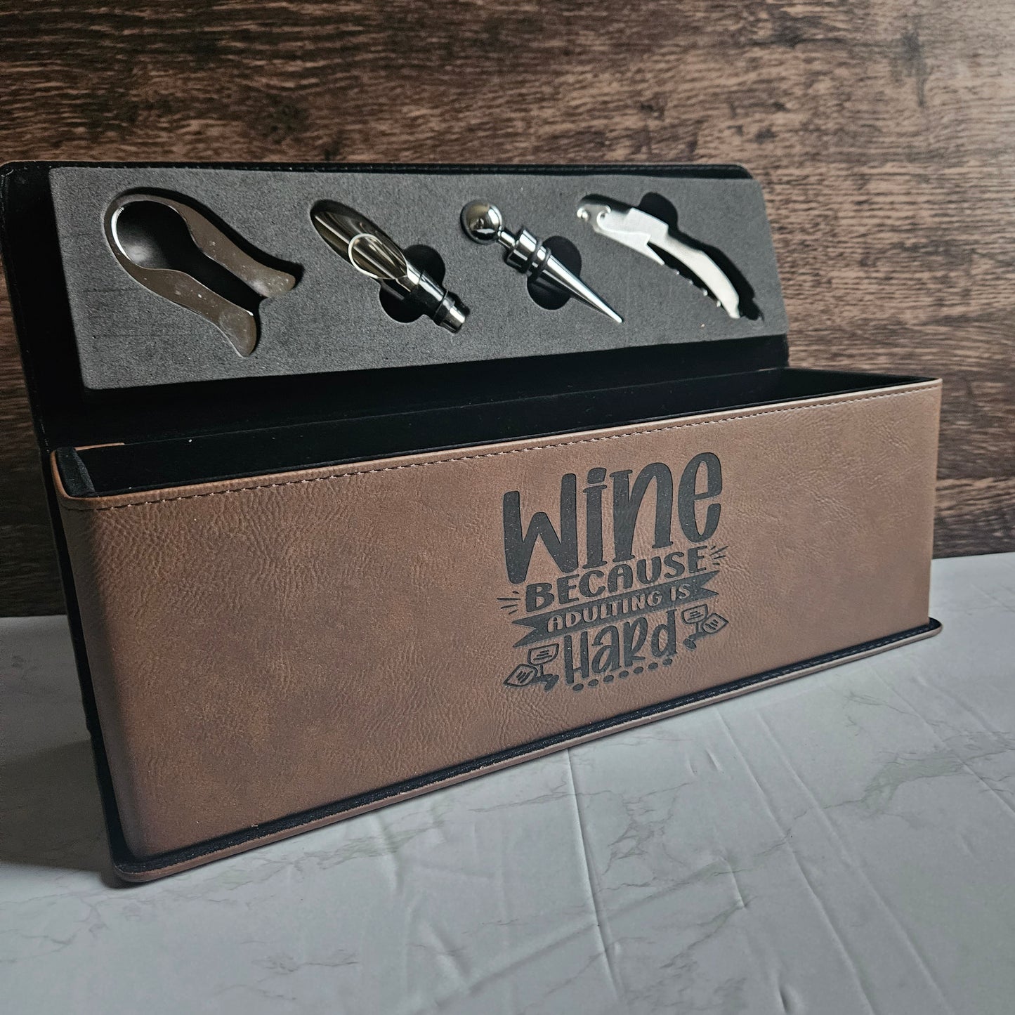 Leatherette Wine Gift Box
