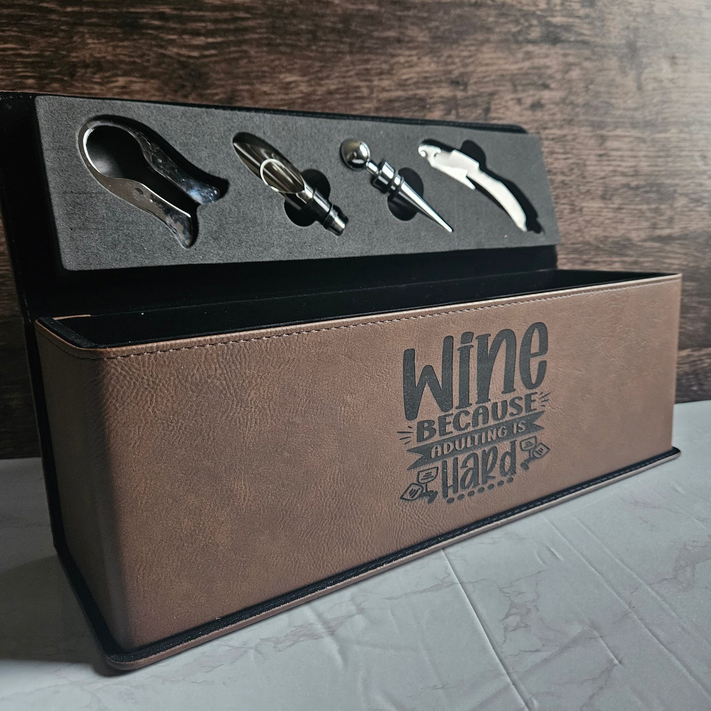 Leatherette Wine Gift Box
