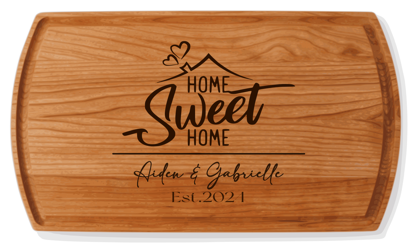 Cutting order Board, Personalized Cutting Board, Home Sweet Home, Anniversary Gift, Realtor, Closing Gift, Personalized Gift --23511-CUTB-004