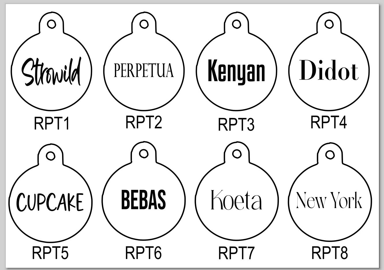 Aluminum Pet Tags
