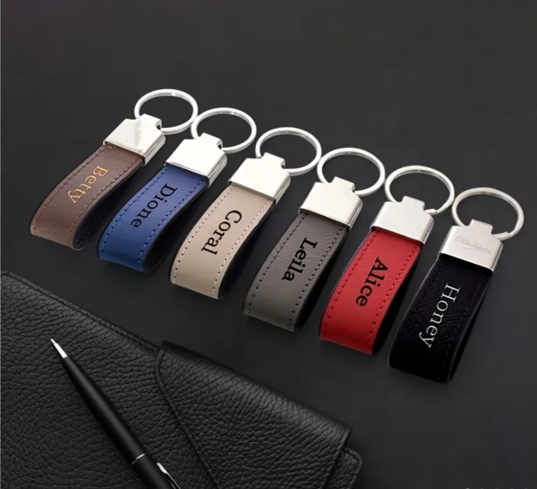 Leatherette Keychain