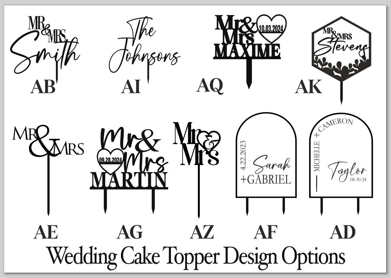 Wedding Cake Topper