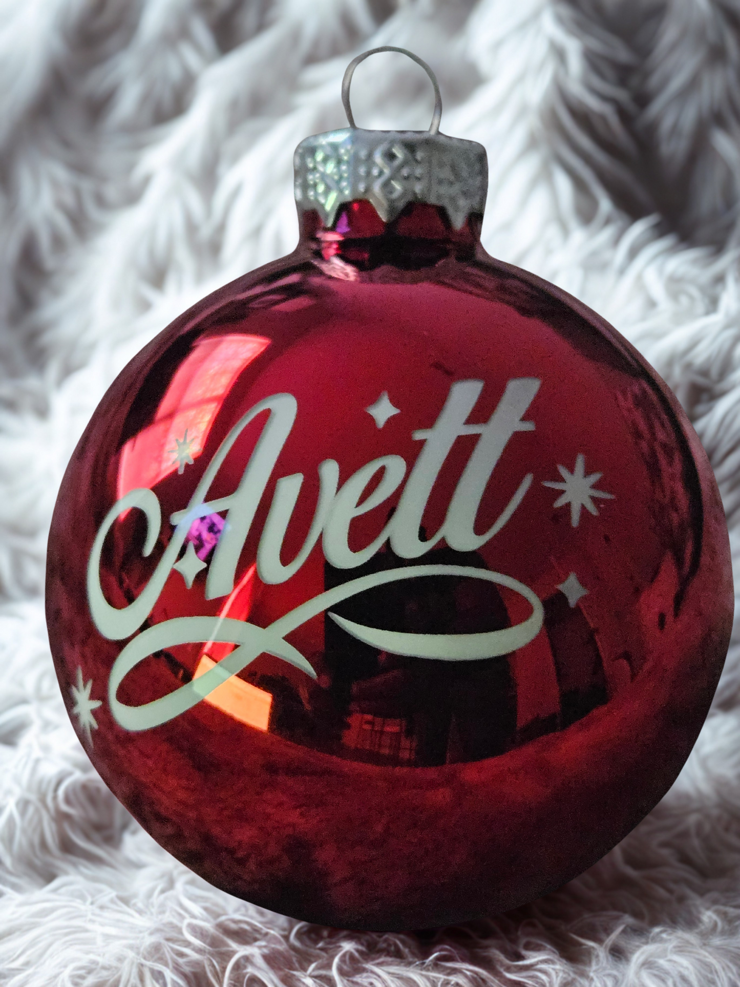 Red Glass Christmas Ornaments