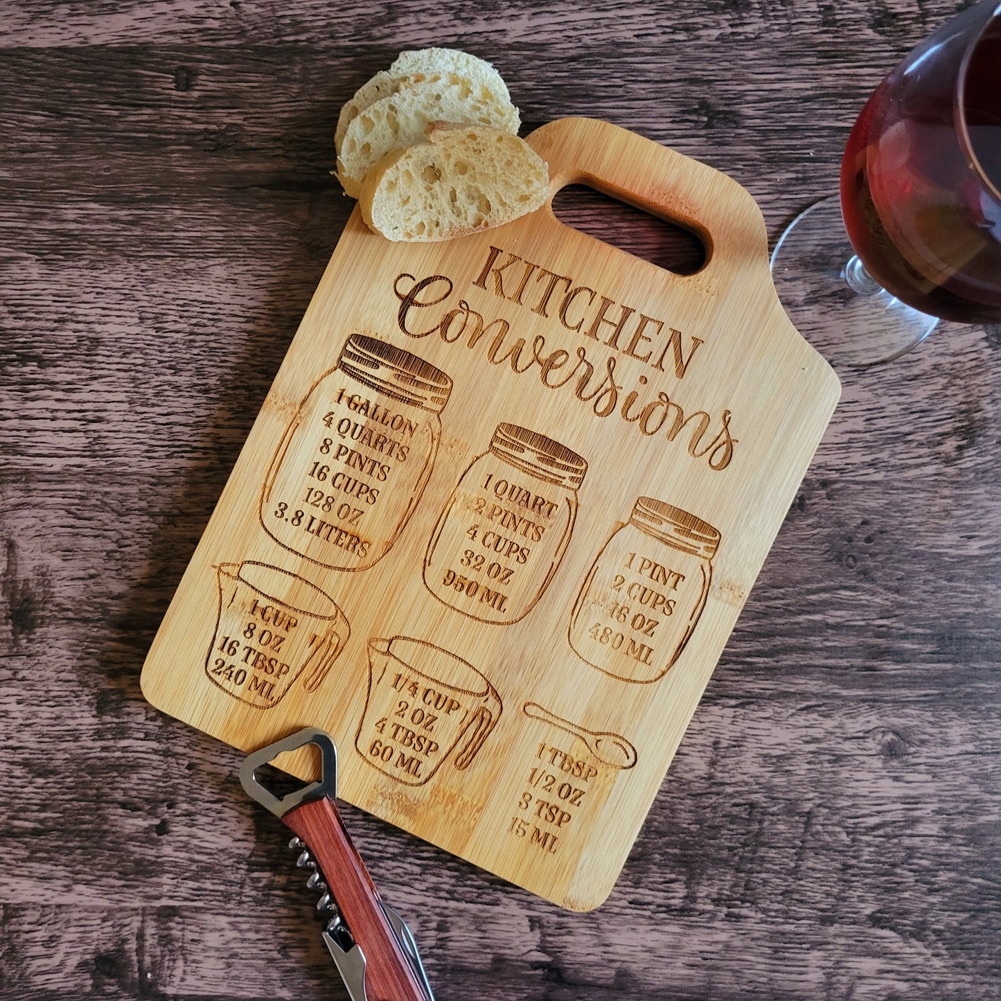 Kitchen Conversion Cutting Board