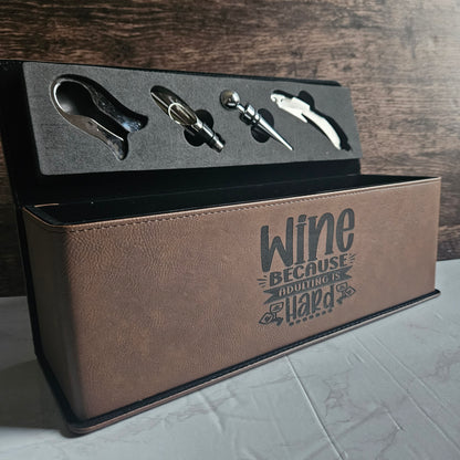 Leather Wine Gift Box