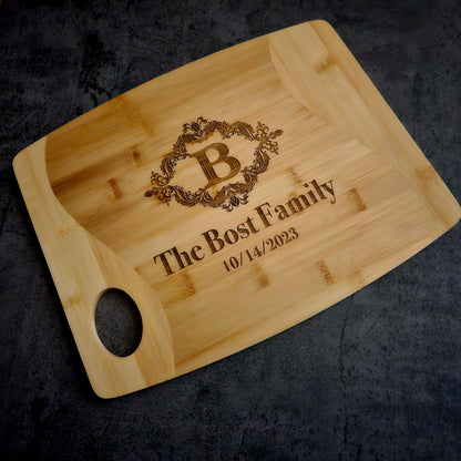 Engraved Bamboo Cutting Board