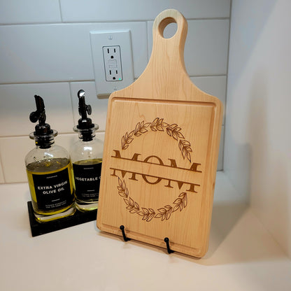 Maple Wood Paddle Cutting Board