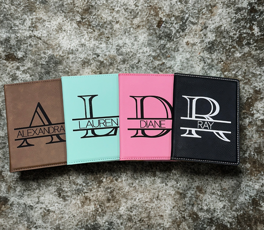 Leatherette Passport Book Holder