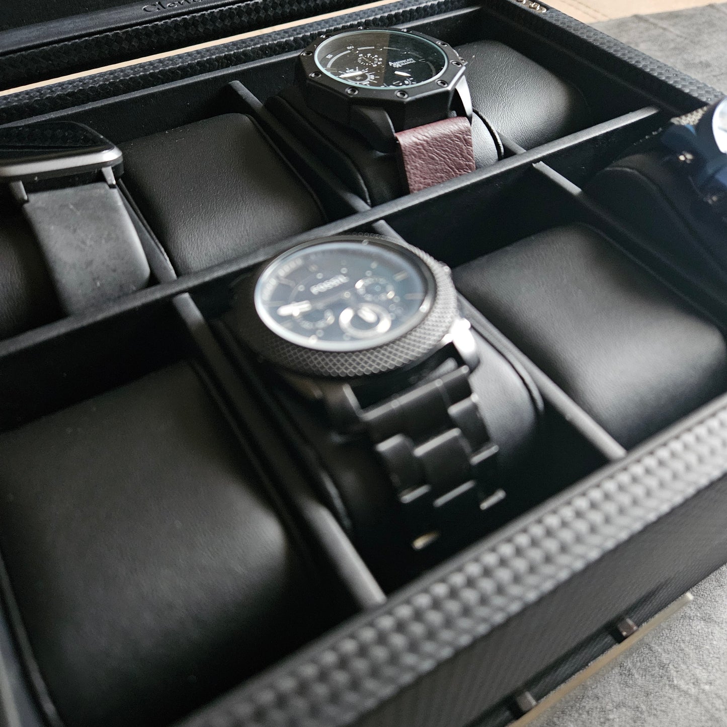 Watch Box with Valet Drawer