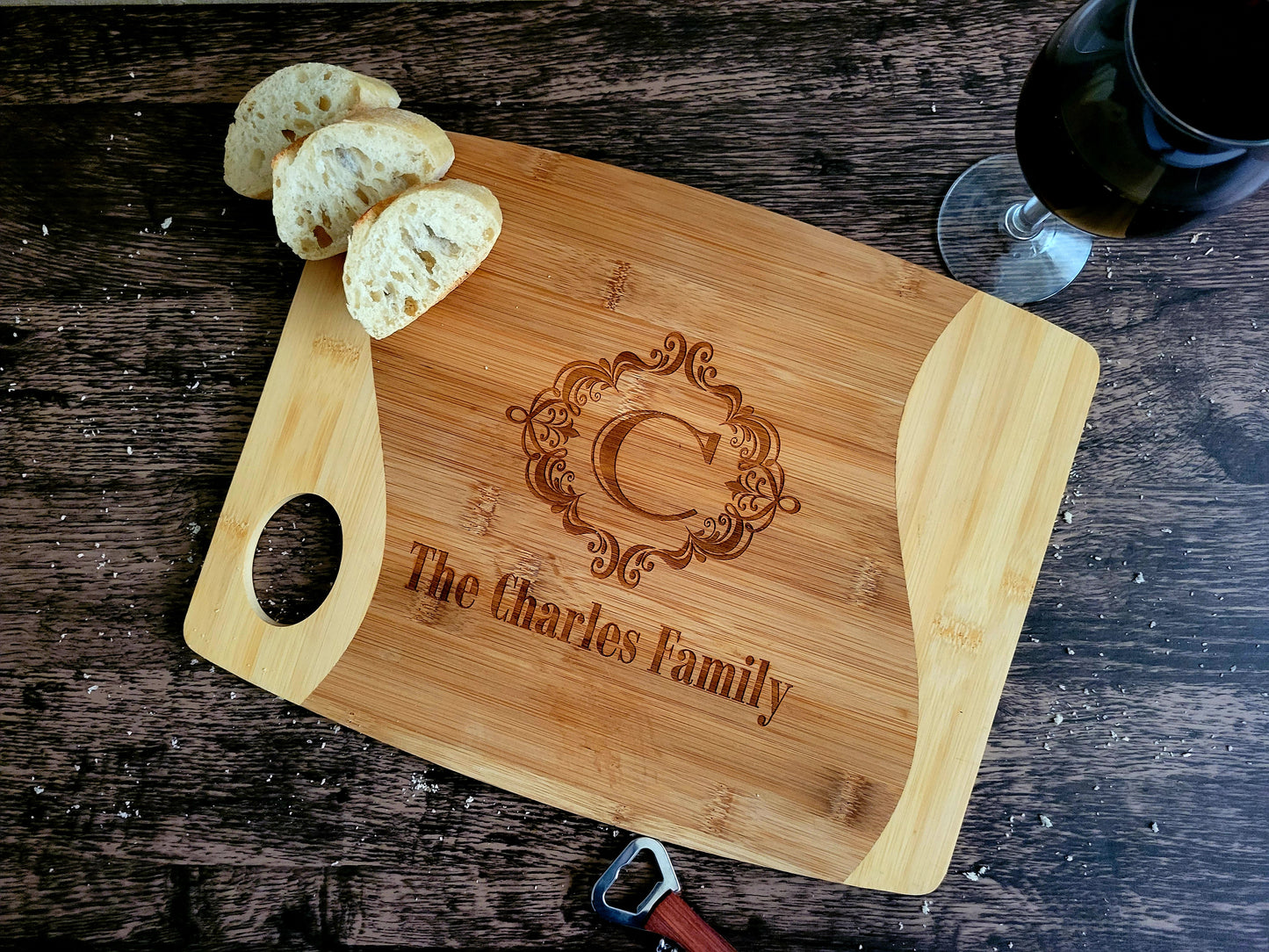 Engraved Bamboo Cutting Board