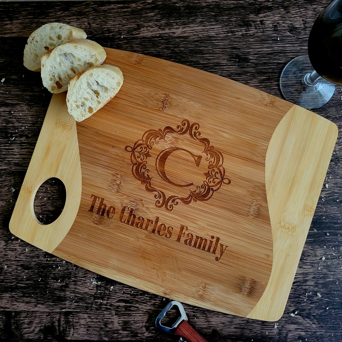 Engraved Bamboo Cutting Board