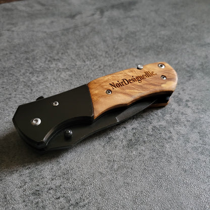 Natural Wooden Pocket Knife