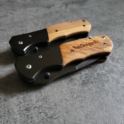 Natural Wooden Pocket Knife